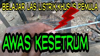 Cara menggunakan las listrik 450 wattpemula [upl. by Cavanagh]