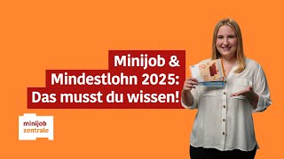 Minijob amp Mindestlohn Alle Infos rund um deinen Verdienst [upl. by Eade]