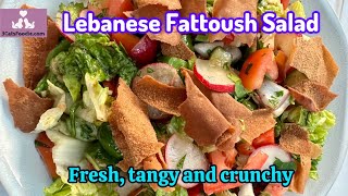 Lebanese Fattoush Salad the best crunch [upl. by Pauline]