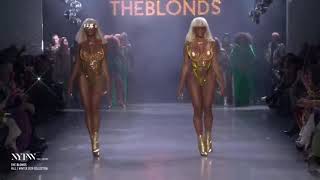 Clermont Twins The Blonds at NYFW  February 2019 [upl. by Heaps481]