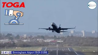 Every GO AROUND ✈️ From STORM ISHA at Birmingham Airport  BHX [upl. by Esinaej]