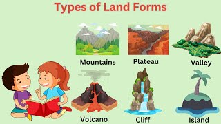 LANDFORMS  Types Of Landforms  Landforms Of The Earth [upl. by Neils110]