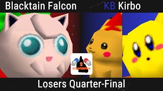 CounterPick 2 Losers Quarters  Blacktain Falcon Jigglypuff vs Kirbo Pikachu Kirby [upl. by Hairakcaz337]