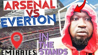 IN THE STANDS Prank Gone Wild strictostrict  ARSENAL 2 1 Evertonvlog fancam AFTVSTRICTO [upl. by Aniram]