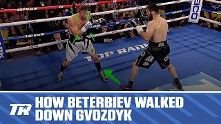 How Beterbiev Walked Down Gvozdyk With Boxing IQ and Power  HIGHLIGHT BREAKDOWN [upl. by Fital]