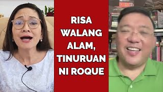 RISA HONTIVEROS supalpal kay HARRY ROQUE Hindi naman siya abogado mali ang kanyang pananaw [upl. by Crysta]