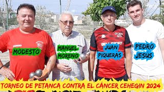 Torneo de Petanca Contra el Cáncer Cehegin Murcia 2024 [upl. by Ahcsatan]