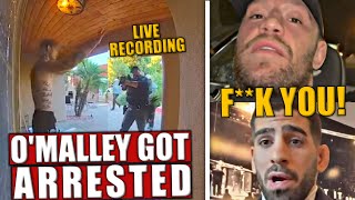 OMG Sean Omalley got ARRESTED for this FOOTAGE McGregor goes off on Ilia Topuria [upl. by Airogerg]