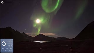 Striking Aurora Timelapse Kulusuk Greenland 92224 [upl. by Hoi]