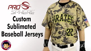 Custom Sublimated Baseball Jerseys  Teamwork Prosphere  Homegrown Sporting Goods [upl. by Walliw804]