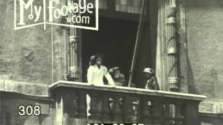 1936 Rome Mussolini Gives Speech From Balcony [upl. by Aicyle950]