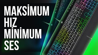 YÜKSEK HIZ DÜŞÜK FİYATLI OYUNCU KLAVYESİ  CORSAIR K55 RGB PRO XT Membrane Gaming Klavye [upl. by Fritzsche821]