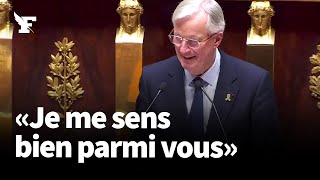 Motion de censure  Michel Barnier ironise devant les députés [upl. by Radferd]