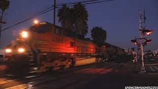 BNSF Amtrak amp Metrolink action in Fullerton CA February 10th 2014 [upl. by Eiderf911]