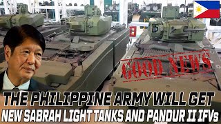 GOOD NEWS THE PHILIPPINE ARMY WILL GET NEW SABRAH LIGHT TANKS AND PANDUR II IFVs [upl. by Durwood]