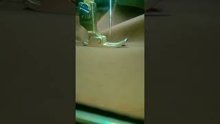 Machine stitching process sewing [upl. by Nadiya]