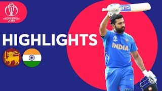 Rohit Breaks Centuries Record In Win  Sri Lanka vs India  Highlights  ICC Cricket World Cup 2019 [upl. by Rozalie]