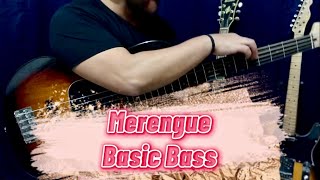 Merengue Basic Bass  Bajo Eléctrico [upl. by Ruenhcs]