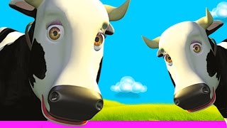 Cows Songs Mix  Kids Songs amp Nursery Rhymes [upl. by Enyawad]