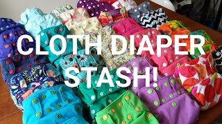 Cloth Diaper Stash Video [upl. by Maggee]