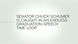 Last Week Tonight  And Now This Chuck Schumer Is Caught In An Endless GraduationSpeech Time Loop [upl. by Alston]