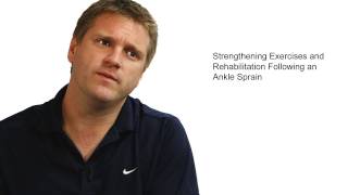 Ankle Strengthening Exercises and Rehabilitation Following an Ankle Sprain [upl. by Adnauqaj807]