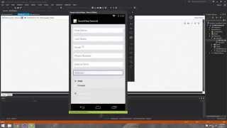 Xamarin Android Tutorial 34 Scrollview [upl. by Jochebed42]