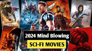 Top 8 Best SCIFI Movies of 2024 in Hindi Dubbed  2024 SciFi Movies On Netflix Prime Video [upl. by Haelat889]