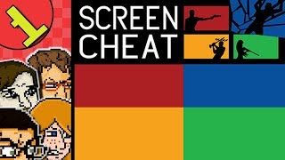 Lets Play Screencheat Gameplay Part 1  4 Player Local Multiplayer Screen Cheating [upl. by Swartz200]