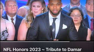 NFL Honors 2023  Tribute to Damar Hamlin Damar DamarHamlin NFL BuffaloBills Bills [upl. by Pelag]