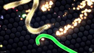 Slitherio 99 IMPOSSIBLE SNAKE TRAP  INVINCIBLE SNAKE  BEST MOMENTS EVER [upl. by Darrey]