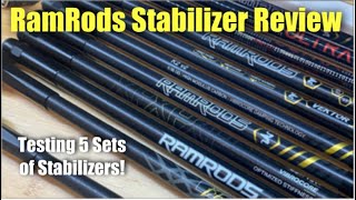 RamRods Archery Stabilizer Review  XP K2V2 Ultra Vektor amp Beast [upl. by Drarreg]