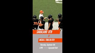 McGill 8th vs Saraland 8th 9 5 24 [upl. by Lebatsirhc502]