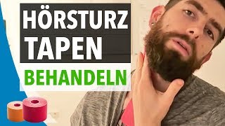 HÖRSTURZ BEHANDELN  Hörsturz Tapen Anleitung [upl. by Naiva]