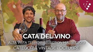 Cata del vino ALTA VISTA TERROIR SELECTION MALBEC 2019  Octubre Membresía Vintage [upl. by Aicenad]