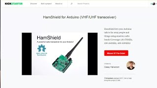 HamShieldKickstarting an Amateur Radio Project [upl. by Ainoek]