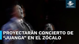 Concierto de Juan Gabriel en Bellas Artes se proyectará en el Zócalo capitalino [upl. by Ressler406]