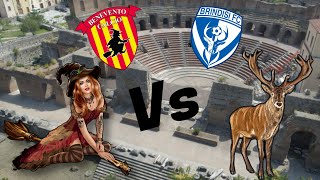 BENEVENTO VS BRINDISI 2 A 0 KO TECNICO PER I PUGLIESI 💣💣 [upl. by Toddy]