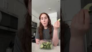 sometimes you have to eat an entire cucumber but you have 100 allergies shorts foodallergies [upl. by Meier]