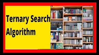 what is Ternary search algorithmBook shelf example and pythoncode for ternary searchternarysearch [upl. by Nylidnam]