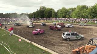 USA Demolition Derby Championship 2024 MWFA Heat 9072024 RichmondMichigan [upl. by Attenyt]