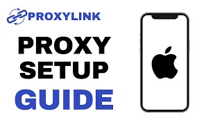 How to Use ProxyLink RESIDENTIAL PROXY on iPhone iOS [upl. by Uv]