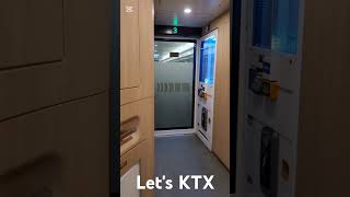 KTX Travel Fastest Train in Korea ktx korea korail transportation fastesttrain [upl. by Ilka]