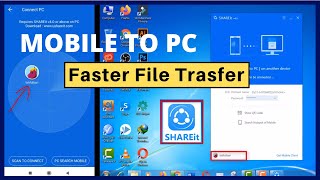 How to Use Shareit on Laptop  Shareit Mobile to PC Connect to Transfer Files Easily 2024 [upl. by Navinod]