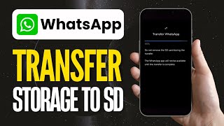 How To Change WhatsApp Storage To SD Card  Save WhatsApp Media to SD Card [upl. by Fineberg530]