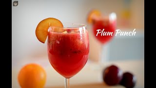 Plum Punch  The Most Refreshing Summer Drink  by The Cooking Fellows [upl. by Abdulla]