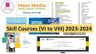 Skill Modules for Middle School students VIVIII under NEP2020 CBSE 2324 [upl. by Airpal573]