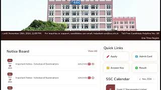 SSC latest examination calendar  SSC cgl update [upl. by Nerol]