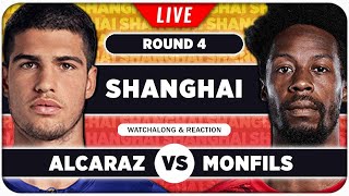 ALCARAZ vs MONFILS • ATP Shanghai 2024 • LIVE Tennis Watchalong Stream [upl. by Wakefield344]