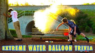 Extreme Water Balloon Challenge MattyBRaps  Ivey vs Justin [upl. by Gen]